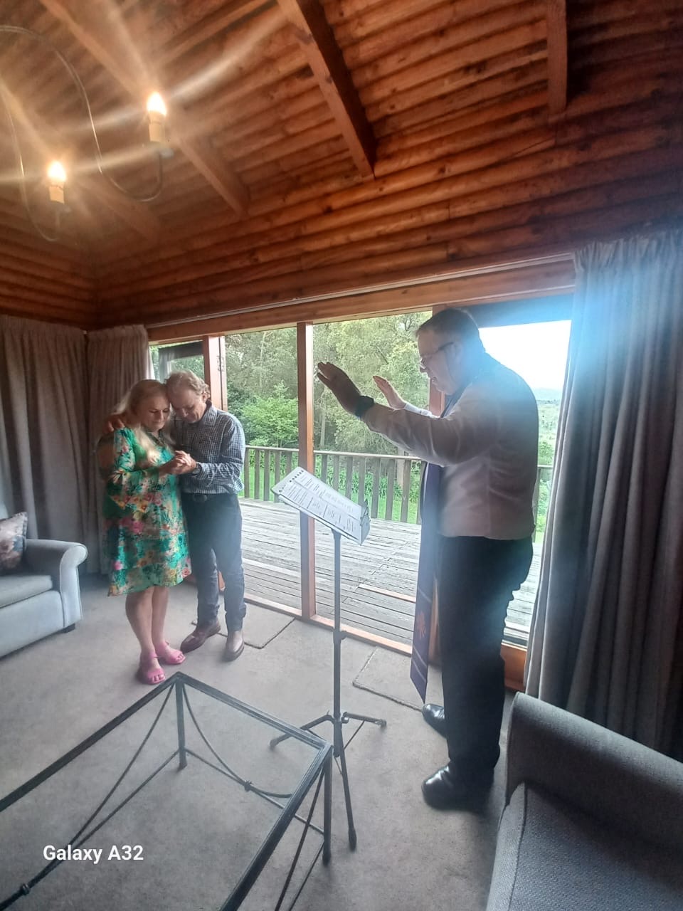 Wedding ceremony by Dr. Gerrit Rademeyer in Sabie