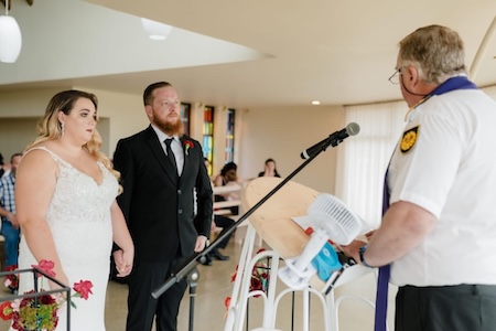 Wedding ceremony by Dr. Gerrit Rademeyer in Sabie