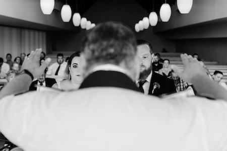 Wedding ceremony by Dr. Gerrit Rademeyer in Sabie
