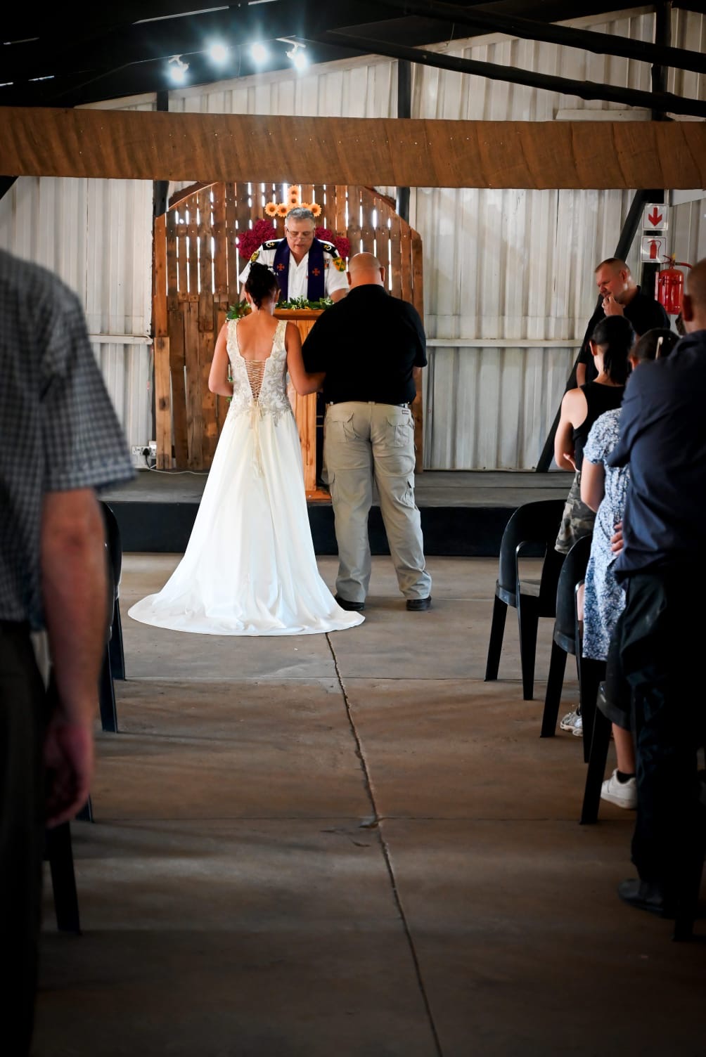 Wedding ceremony by Dr. Gerrit Rademeyer in Sabie