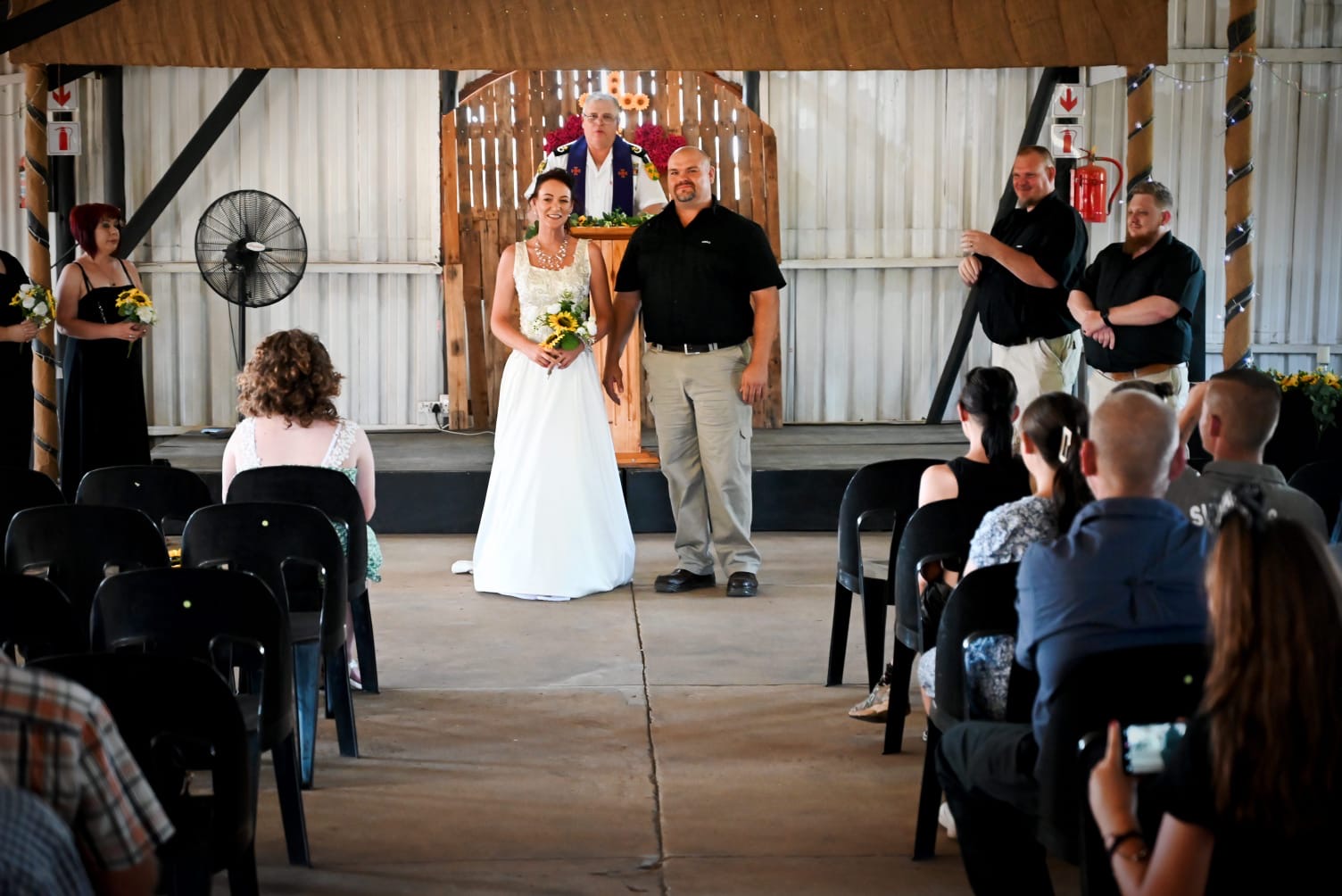 Wedding ceremony by Dr. Gerrit Rademeyer in Sabie